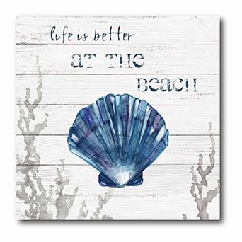 COURTSIDE MARKET Deep Blue Sea IV Gallery Canvas Wall Art