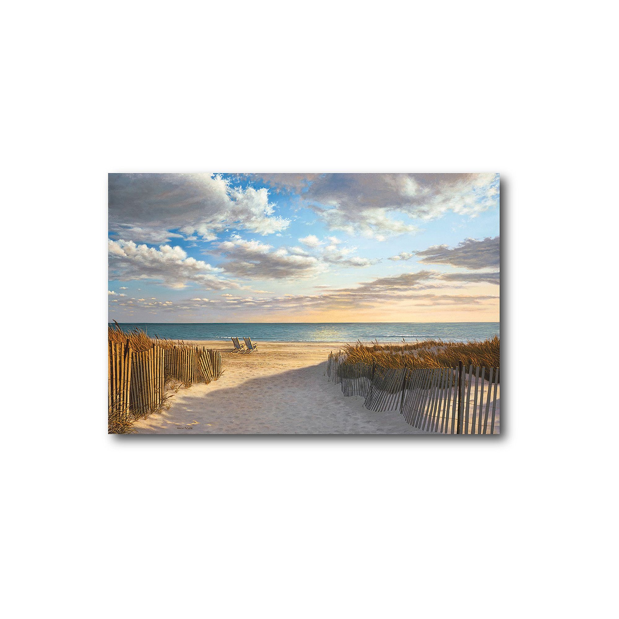 Sunset Beach Gallery Canvas, Multi Color