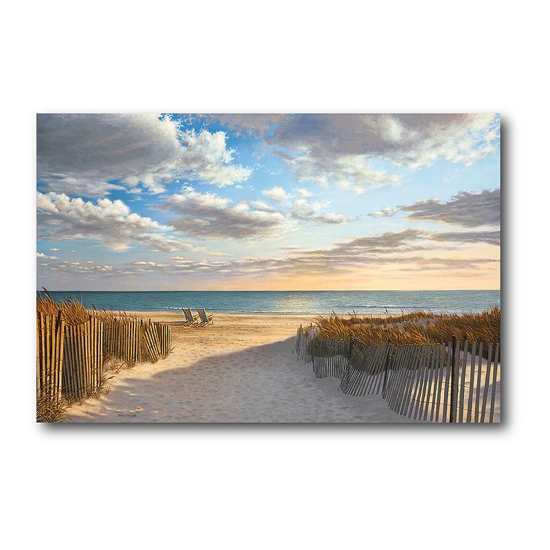 Sunset Beach Gallery Canvas, Multicolor, 18X26