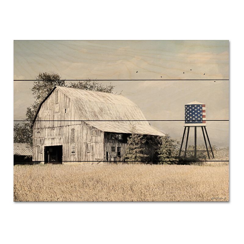 Courtside Market The Promised Land Wood Pallet Wall Art, Multicolor, 16X20