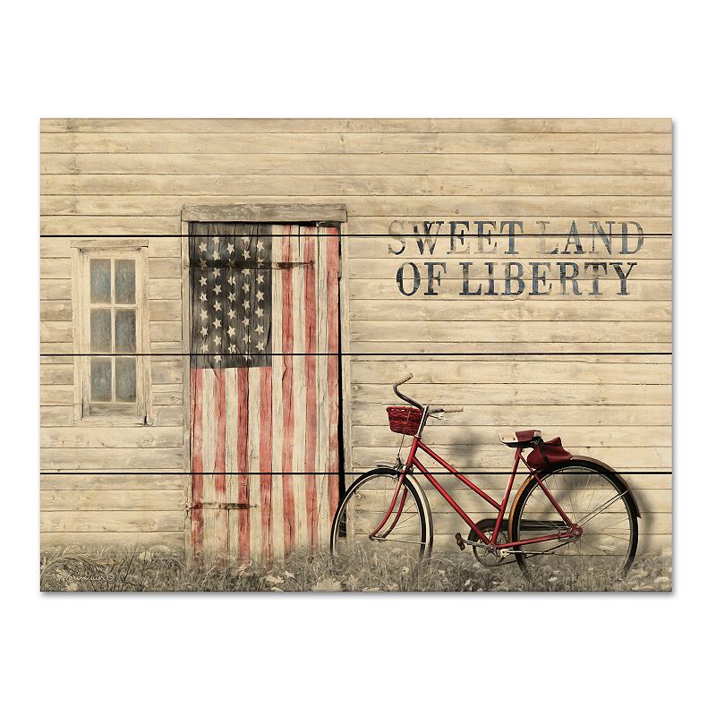 Courtside Market Sweet Land Of Liberty Wood Pallet Wall Art, Multicolor, 16