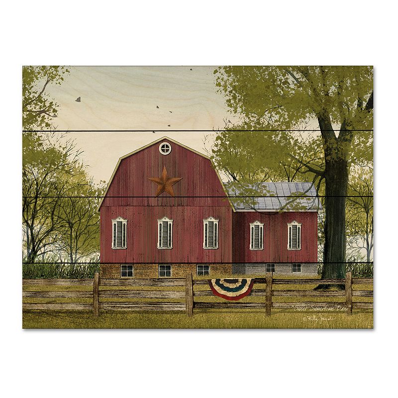 Sweet Summertime Barn Wood Pallet, Multicolor, 16X20