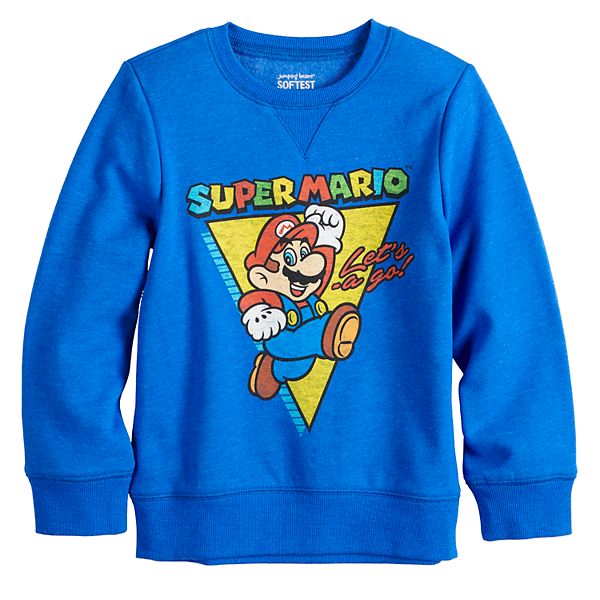 Boys super best sale mario sweatshirt