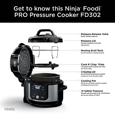 Ninja Foodi 6.5-qt Pro Pressure Cooker & Air Fryer
