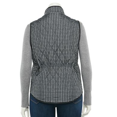 Plus Size Croft & Barrow® Woven Quilted Vest