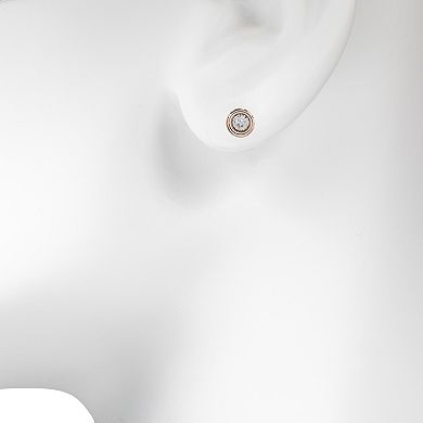 LC Lauren Conrad Rose Gold Tone Nickel Free Earring Set