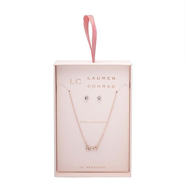 Lauren conrad necklace store and earring set