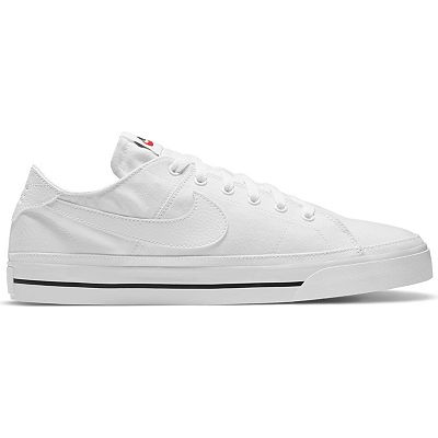 Nike Court Legacy Canvas Shoes Men SZ 13 Nike Court Legacy Mens Trainers, Black White Gum Light Brown  main image 3