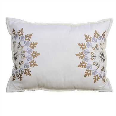 Serenta 6-piece Medallion Quilt Set with Coordinating Throw Pillows
