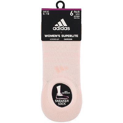 Women's adidas Superlite II Super No Show Sock 6-Pack