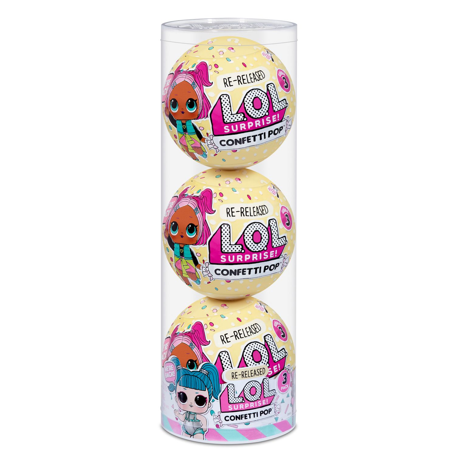 L.O.L. Surprise! 3- Pack Confetti 