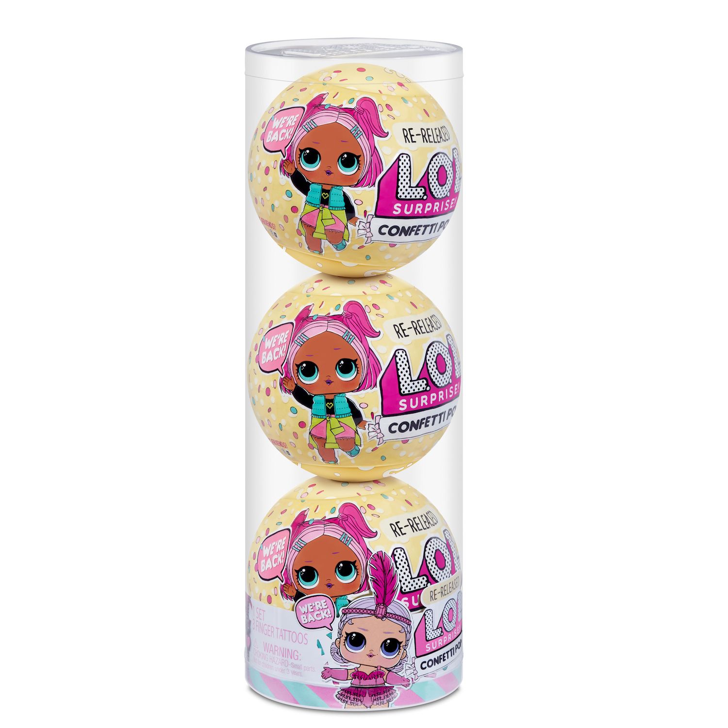 lol confetti pop 3 pack