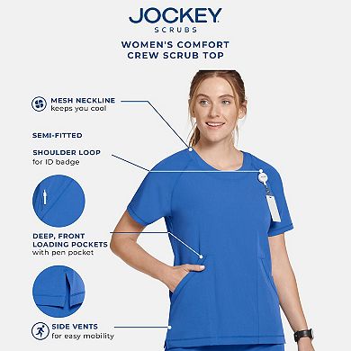 Women's Jockey® Scrubs Comfort Crew Top 2479
