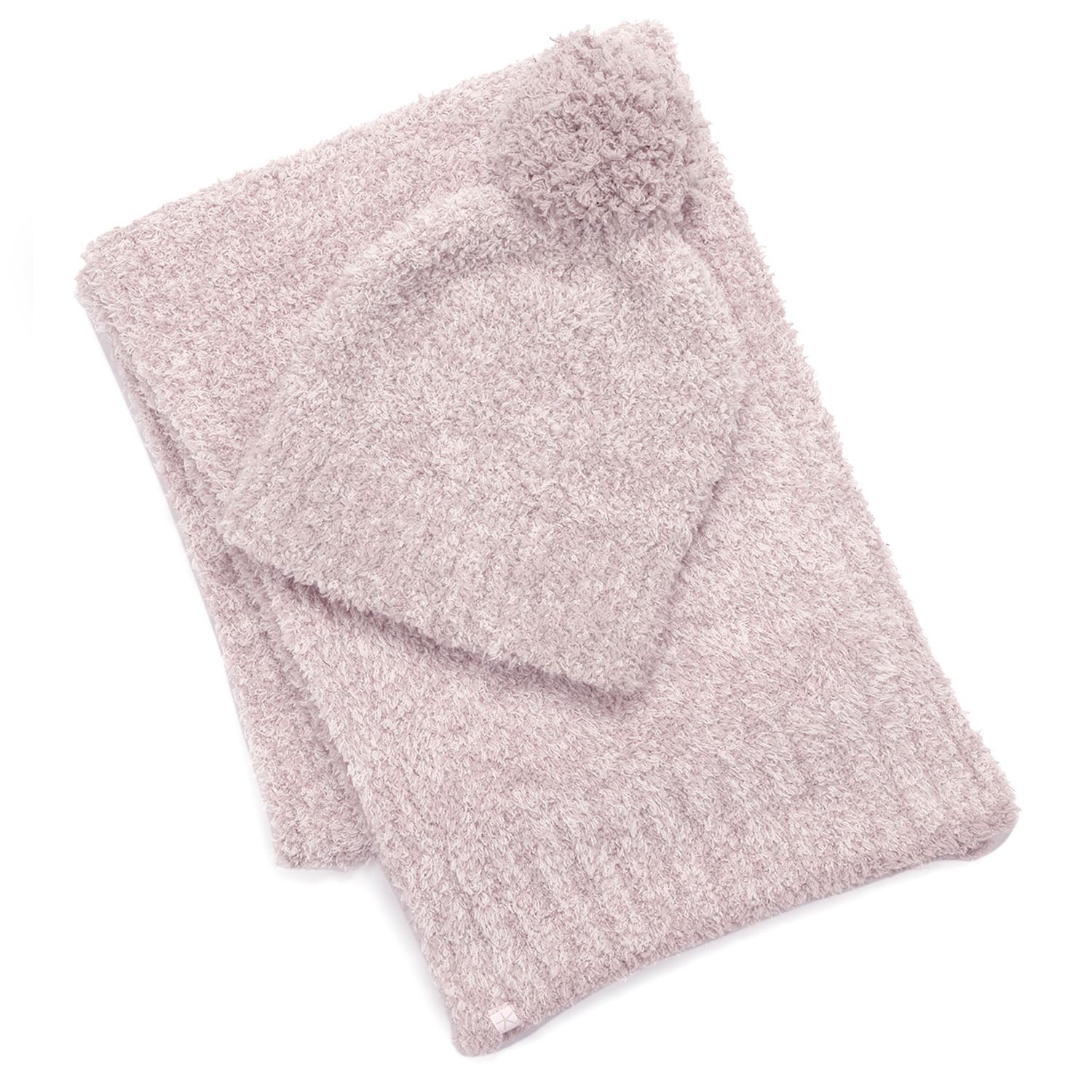 barefoot dreams scarf and hat set