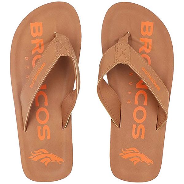 Men's Denver Broncos Color Pop Flip Flop Sandals