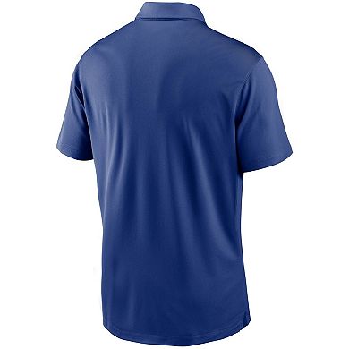 Men's Nike Royal Chicago Cubs Cooperstown Collection Logo Franchise Performance Polo