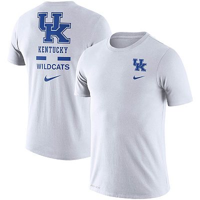 Men s Nike White Kentucky Wildcats DNA Logo Performance T Shirt