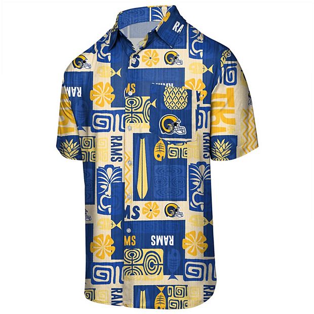 FOCO Philadelphia Eagles NFL Mens Hawaiian Button Up Shirt