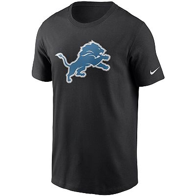 Men s Nike Black Detroit Lions Primary Logo T Shirt