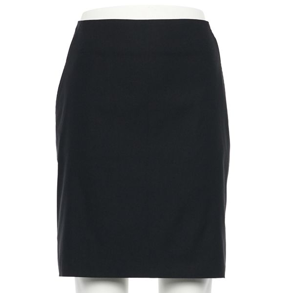Rekucci Women's Ease Into Comfort Above The Knee Short Stretch Pencil Skirt
