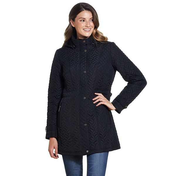 Women's Weathercast Hooded Quilted Walker Jacket