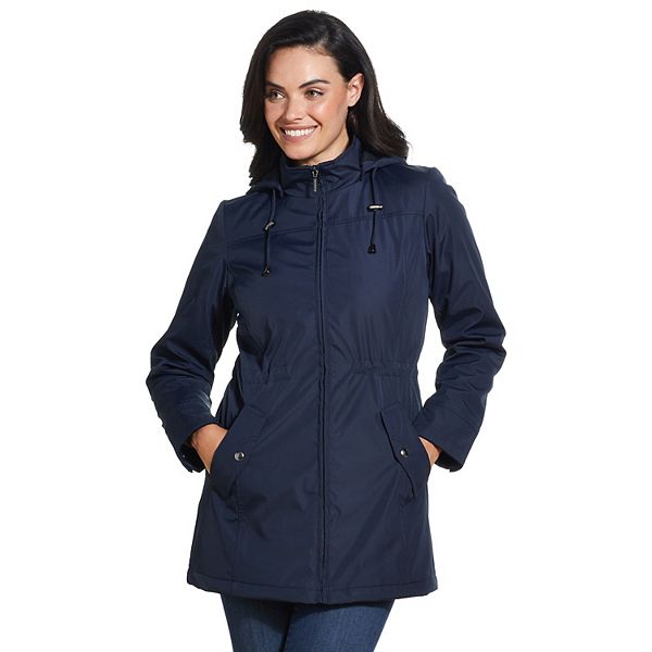 Women's Weathercast Hooded Water-Resistant Anorak Jacket