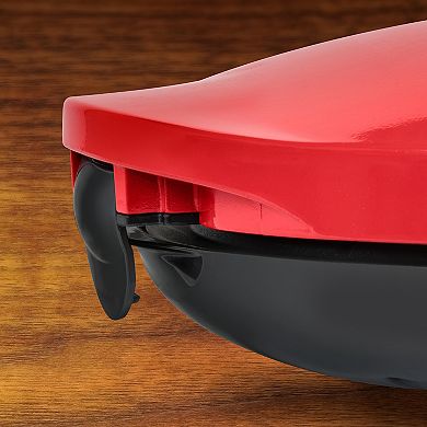 Taco Tuesday Deluxe 6-Wedge Electric Quesadilla Maker with Extra Stuffing Latch