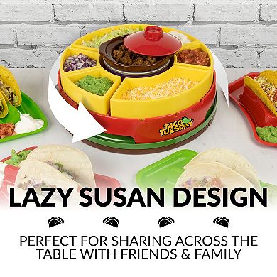 Taco Tuesday Lazy Susan Taco Bar