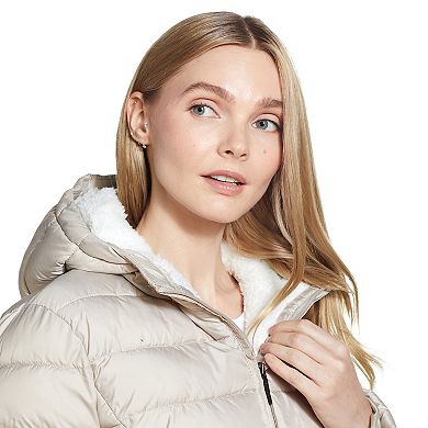 Women's Weathercast Hooded Puffer Jacket 