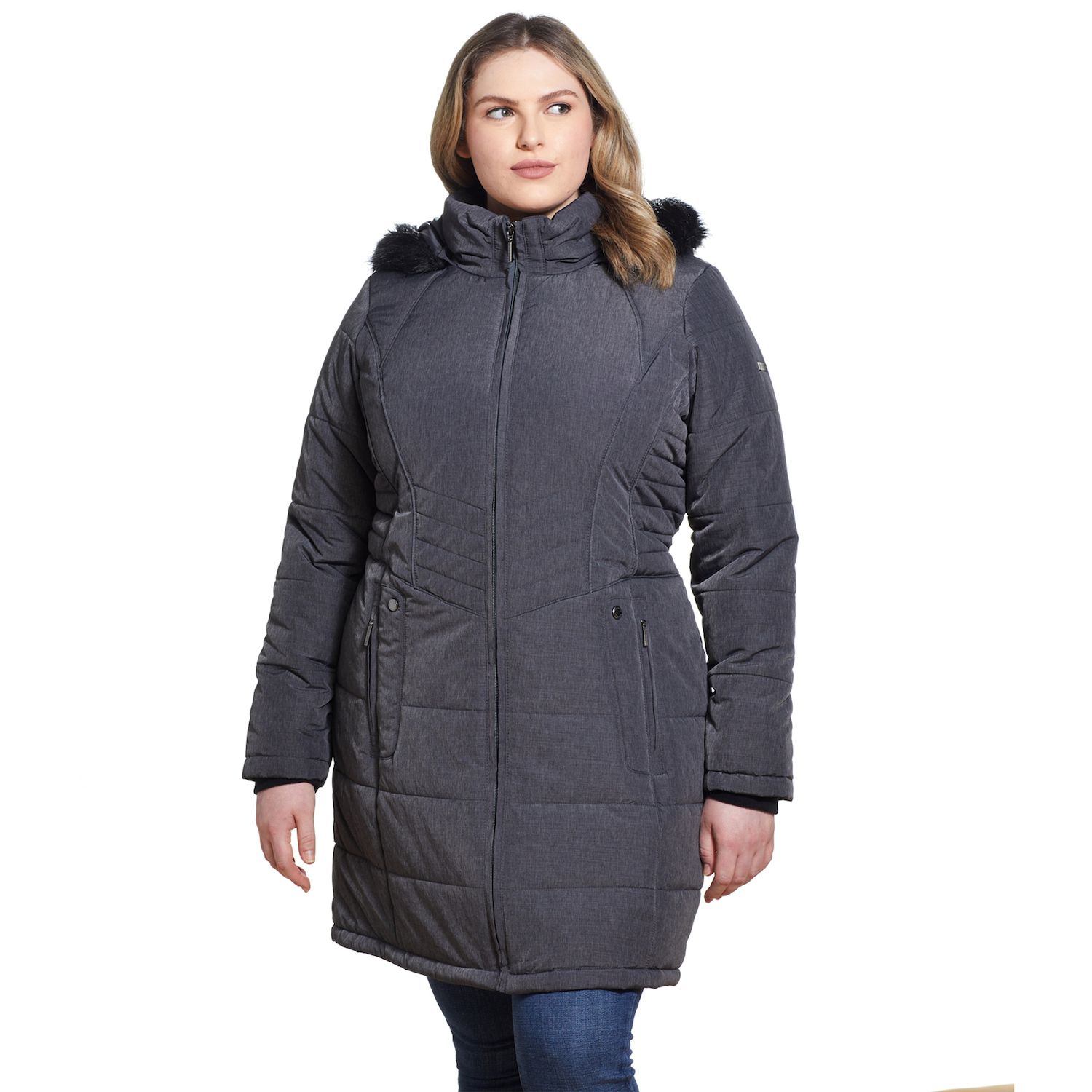 kohl's women's plus size coats