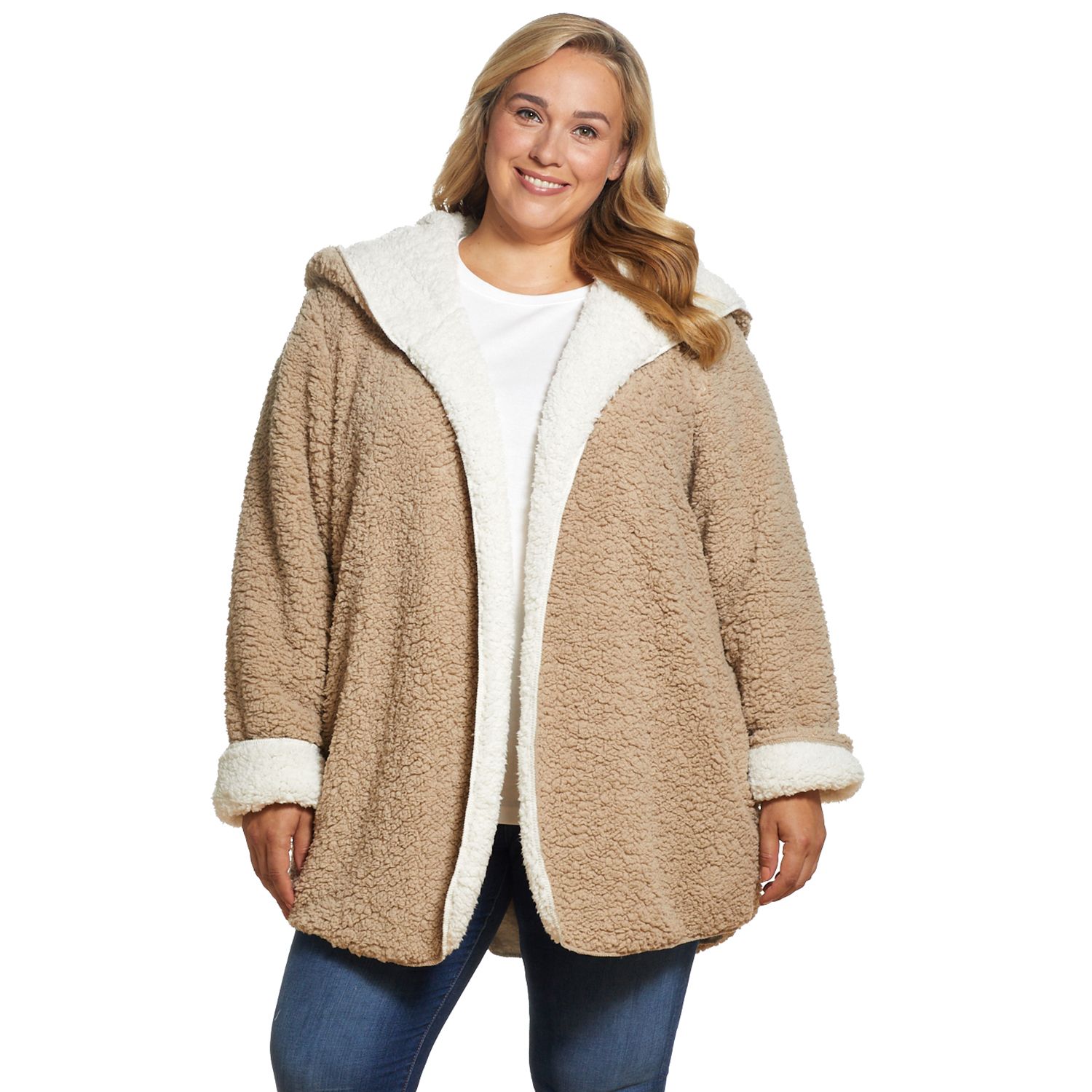 womens plus size coats kohls