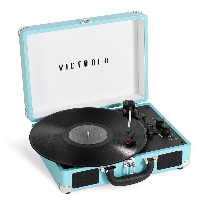 Victrola Journey+ Bluetooth Record Player, Turquoise