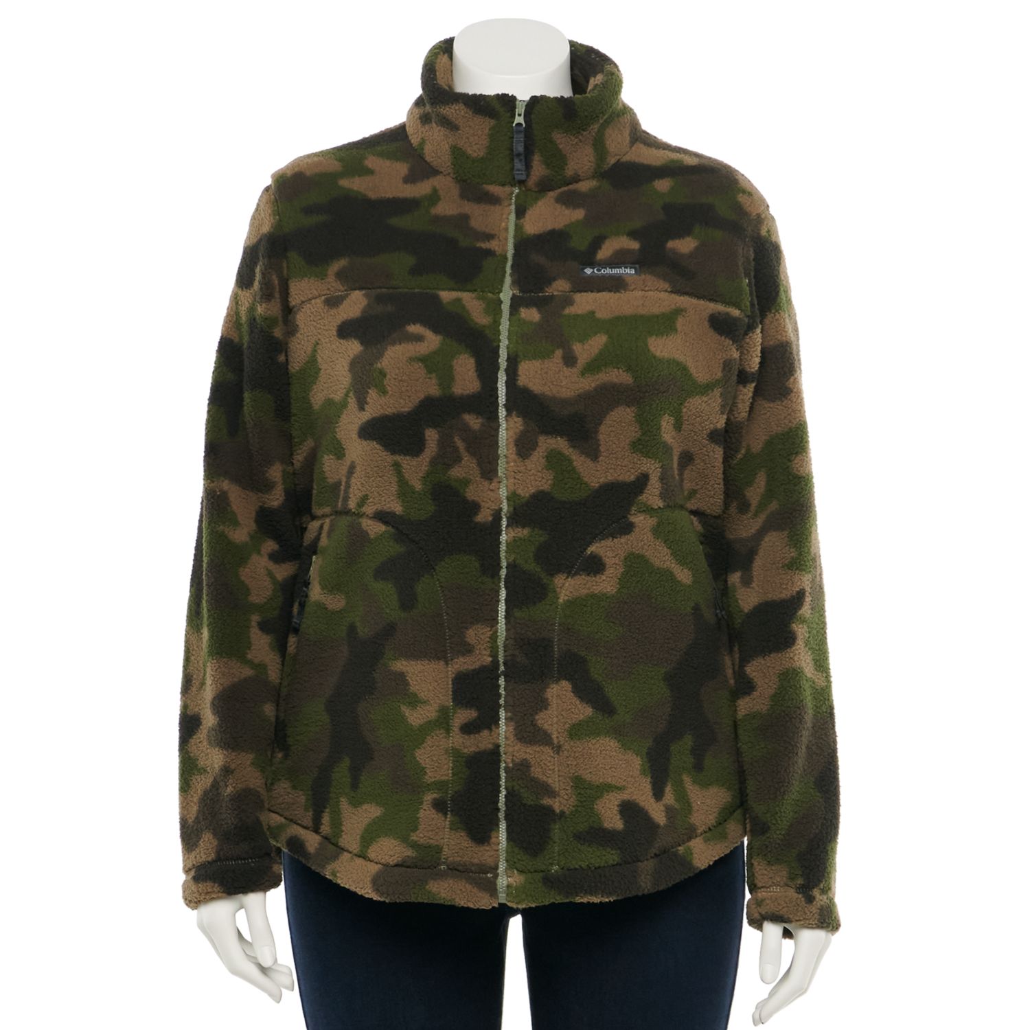 columbia camouflage fleece