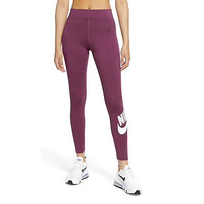 NIKE Burgundy Snakeskin Pint High Waisted Leggings Size outlet Small