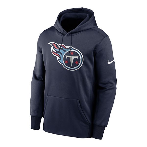 Denver Broncos Nike Prime Logo Therma Pullover Hoodie - Mens