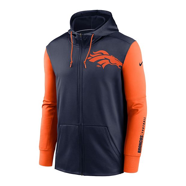 broncos zipper hoodie