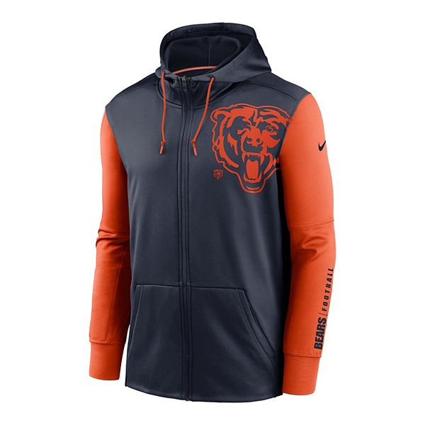 chicago bears full zip hoodie