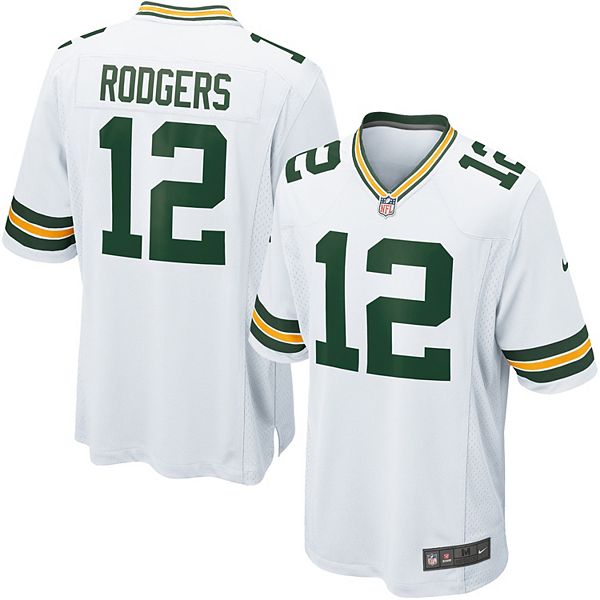 Aaron Rodgers Nike Elite Authentic Green Bay Packers Jersey 