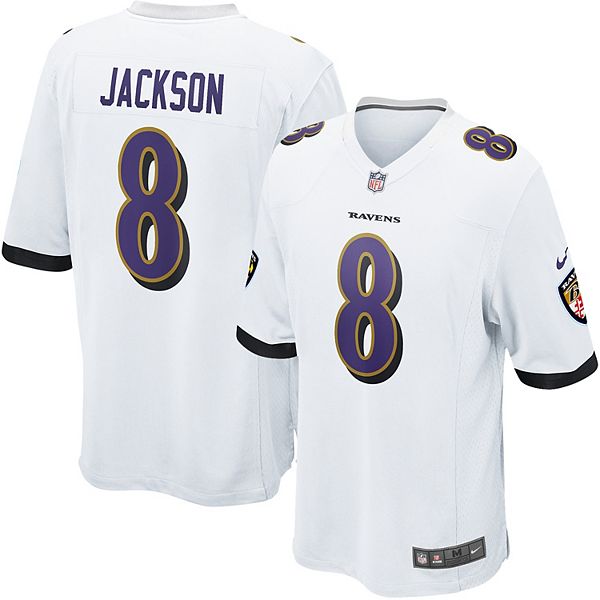 NFL Baltimore Ravens (Lamar Jackson) Men's Game Football Jersey.
