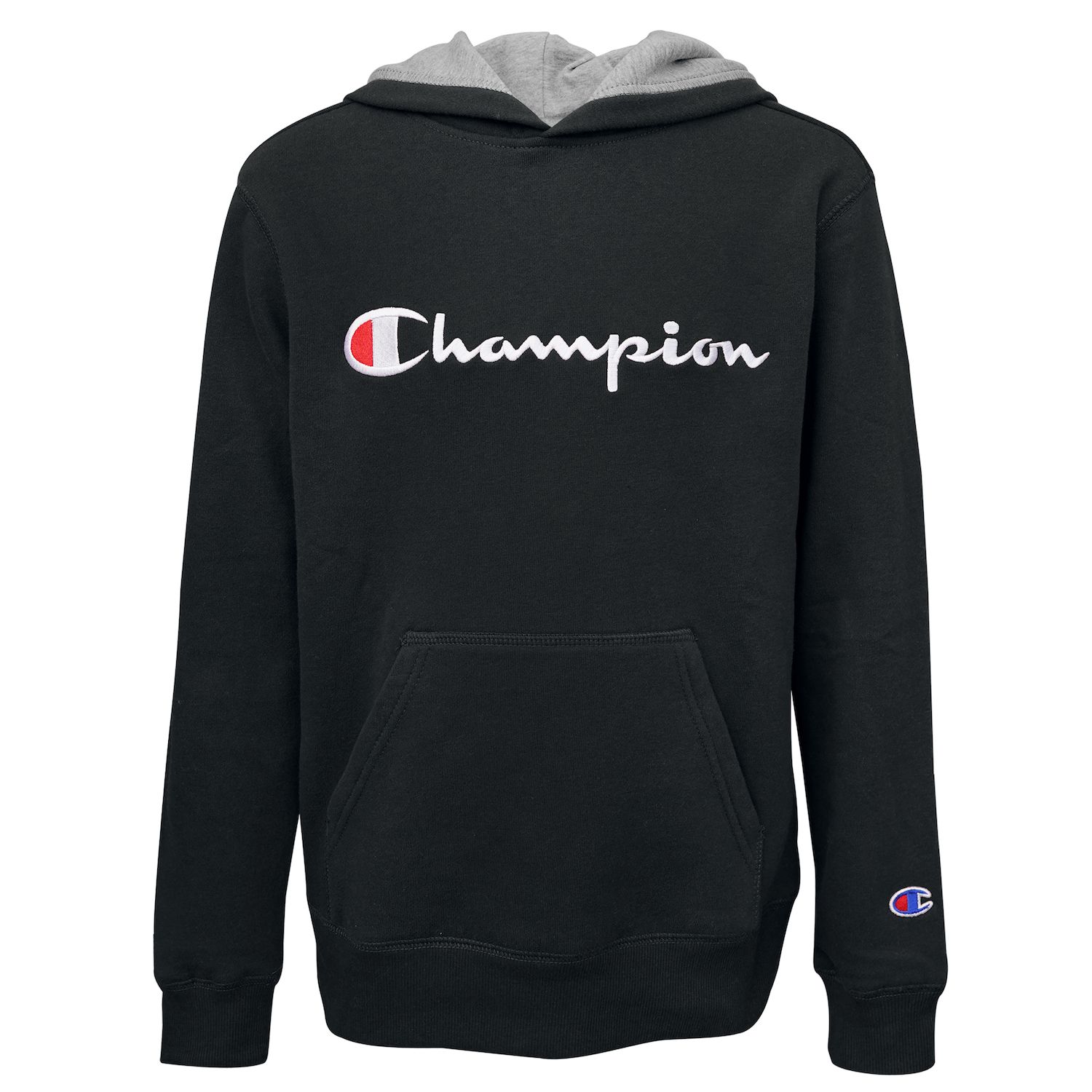 champion black zip up jacket