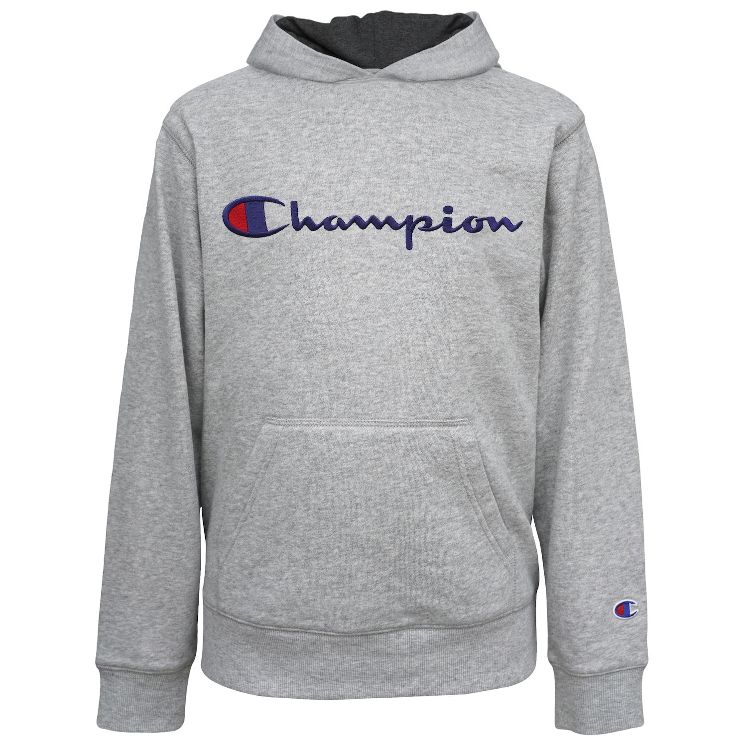 men's champion grey hoodie