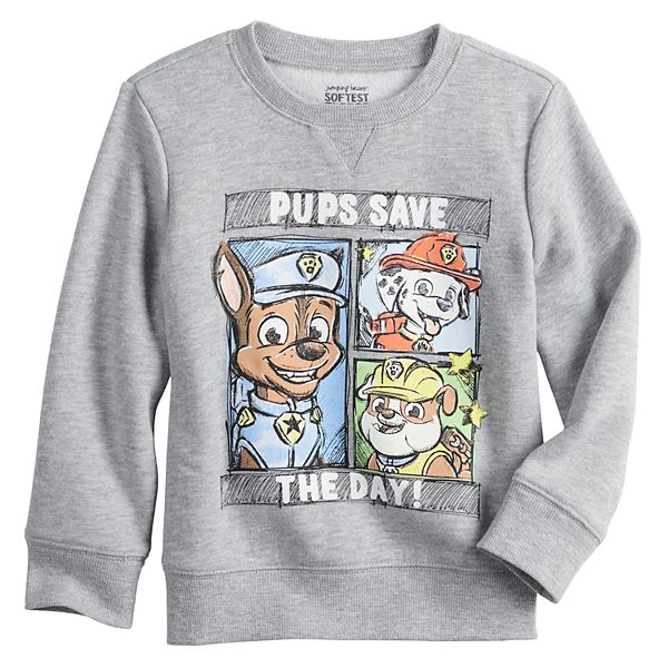 Beans® Paw Patrol Toddler Sweatshirt Graphic Jumping Boy