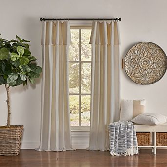 Mercantile Drop Cloth Light Filtering Curtain Panel