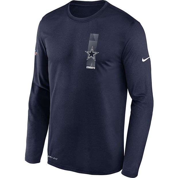 Nike Men's Dallas Cowboys Legend Logo Grey T-Shirt - Each