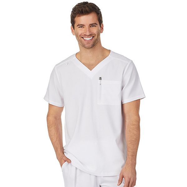 Men's Cuddl Duds® Scrubs Classic VNeck Top With Pockets