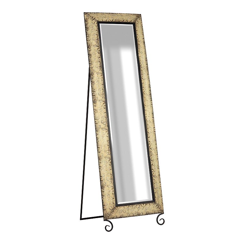 Pinnacle Frames and Accents Antique Inspired Full Length Floor Mirror, Brow