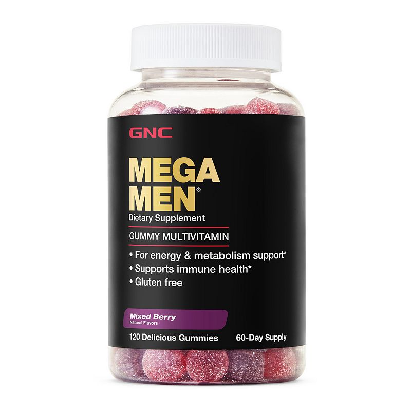 UPC 048107217440 product image for GNC Mega Men Multivitamin Gummies - 120 Count | upcitemdb.com