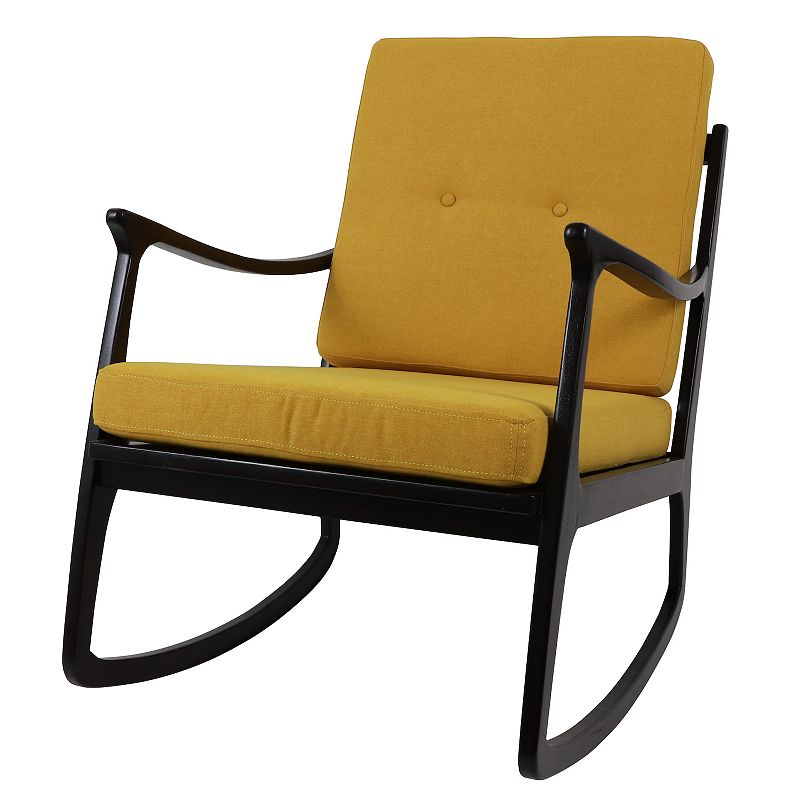 64039781 Decor Therapy Armando Rocking Arm Chair, Brown sku 64039781