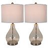 Decor Therapy Crackled Teardrop Table Lamp 2-piece Set