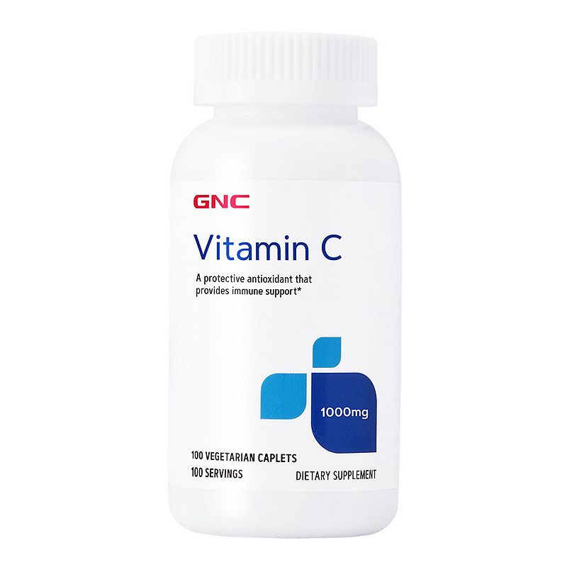 GNC Vitamin C 1000 mg, 100 Caplets (Item #100510)